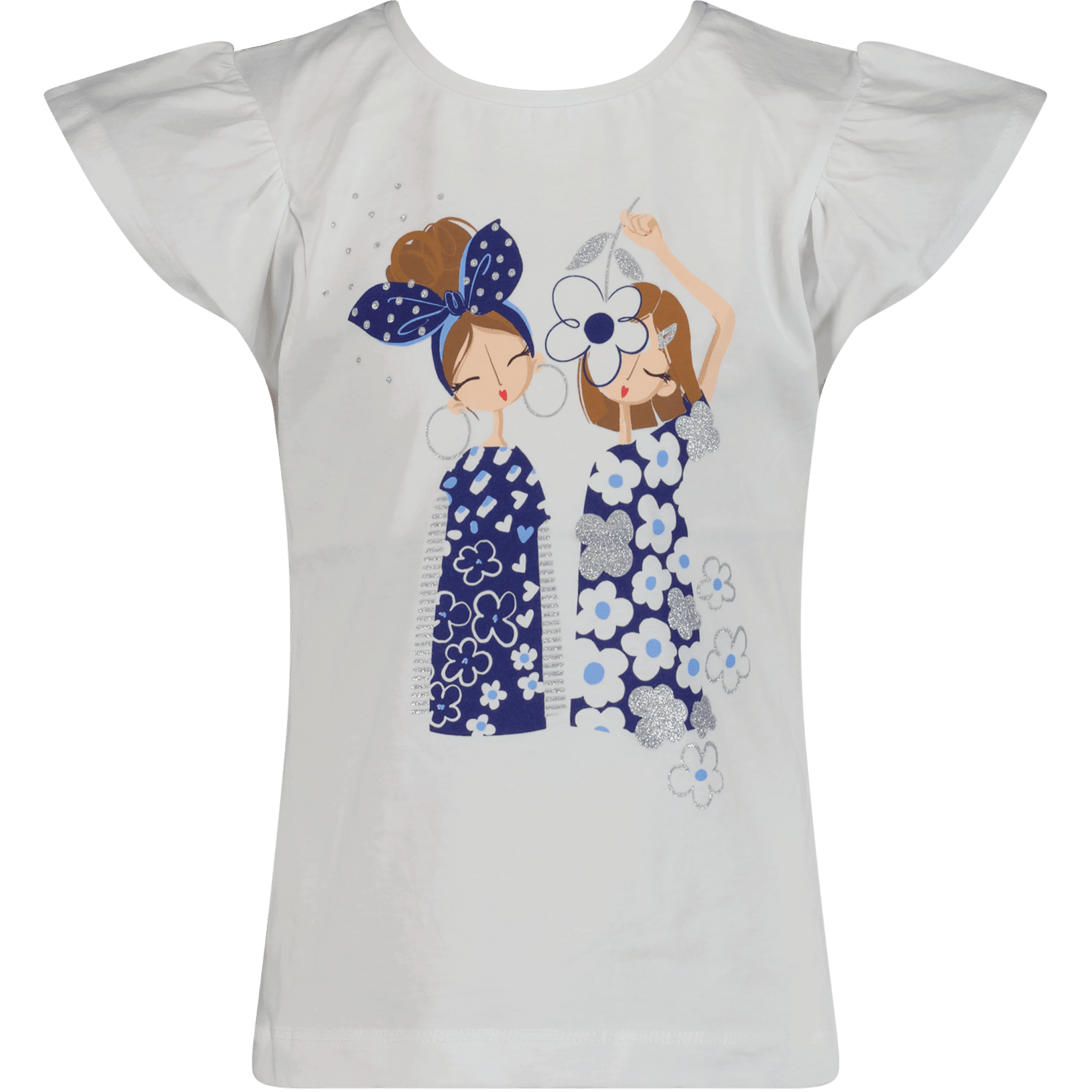 Mayoral Kinder Meisjes T-Shirt Wit 2Y