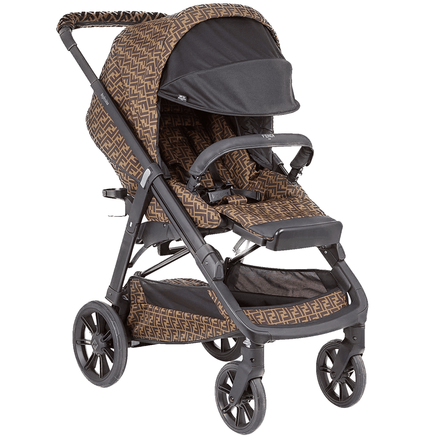 Fendi Baby Kinderwagen in Braun