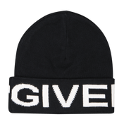 Givenchy Kids Bids Hat Negro