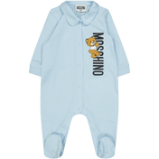 Moschino baby unisex bokspack lyseblå