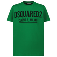 Dsquared2 Kinder Unisex T-Shirt Groen 4Y