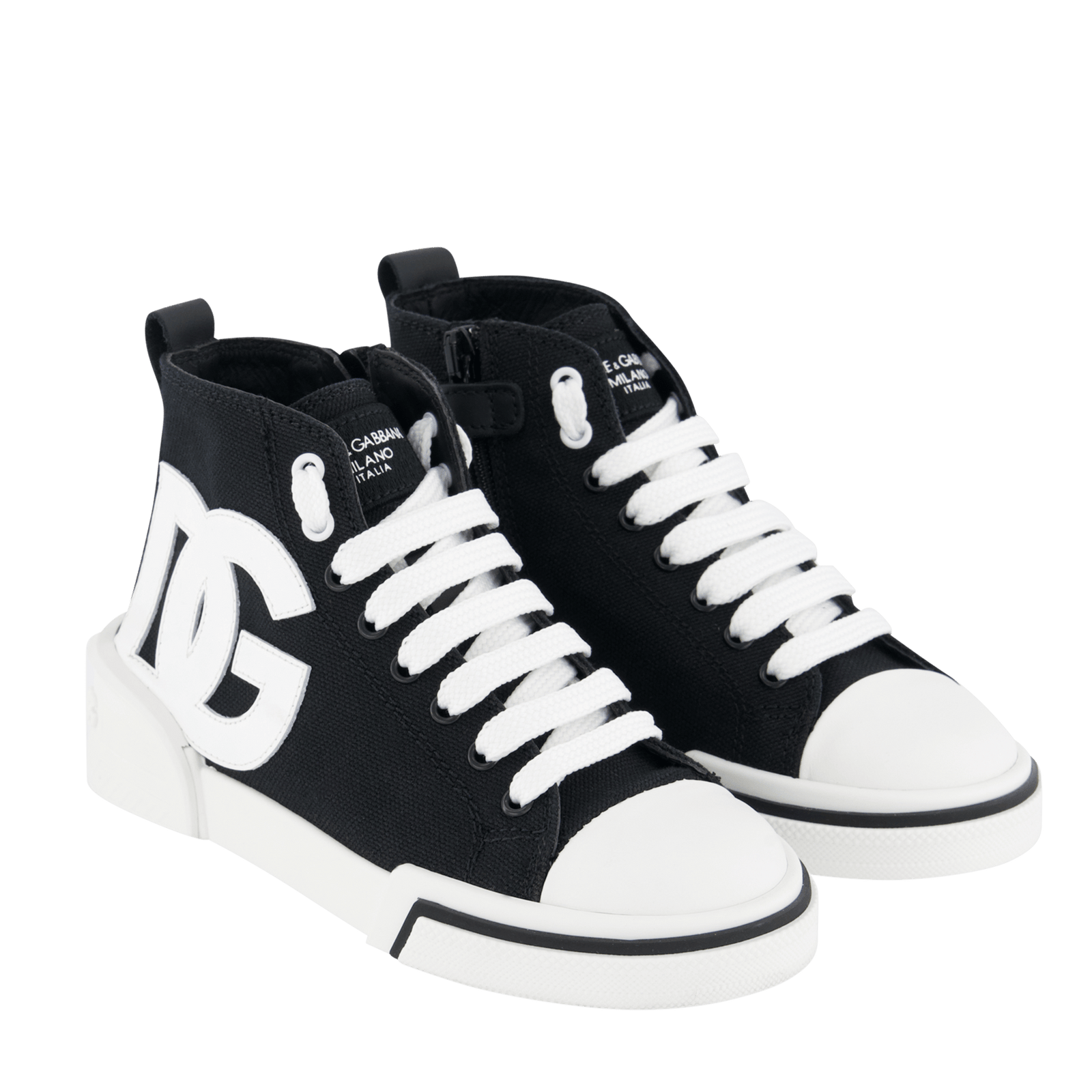 Dolce & Gabbana Kinder Unisex Sneakers Zwart 27