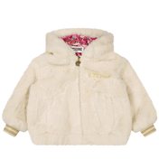 Moschino Baby Mädchen Jacke aus weiß