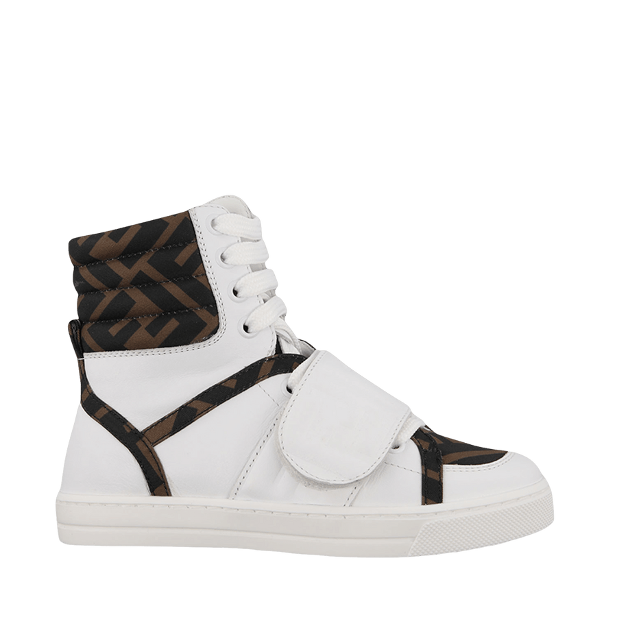 Fendi Unisex Kids Sneakers White