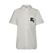 Burberry Kinder Jungen Hemd Weiß