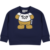 Moschino Baby Unissex Sweater Navy