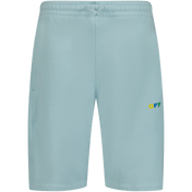 Off-white barnpojkar shorts ljusblå