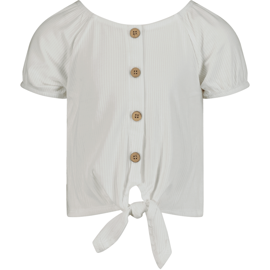 Mayoral Kinder Meisjes T-Shirt Off White