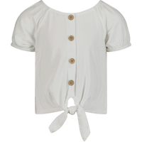 Mayoral Kinder Meisjes T-Shirt Off White 2Y