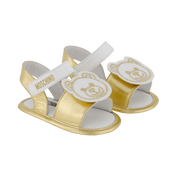 Moschino Baby Girls Sneakers Gold
