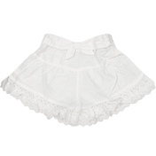 Mayoral Enfant Filles Shorts Blanc