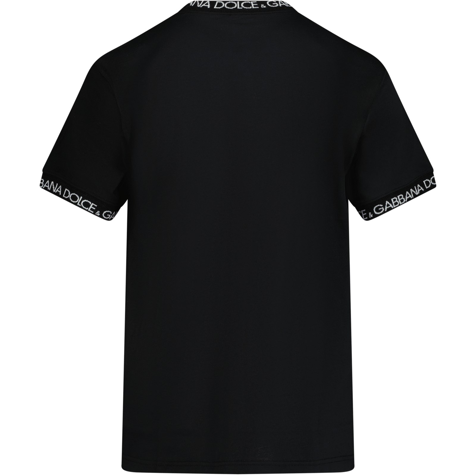 Dolce & Gabbana Kinder T-Shirt Zwart 2Y