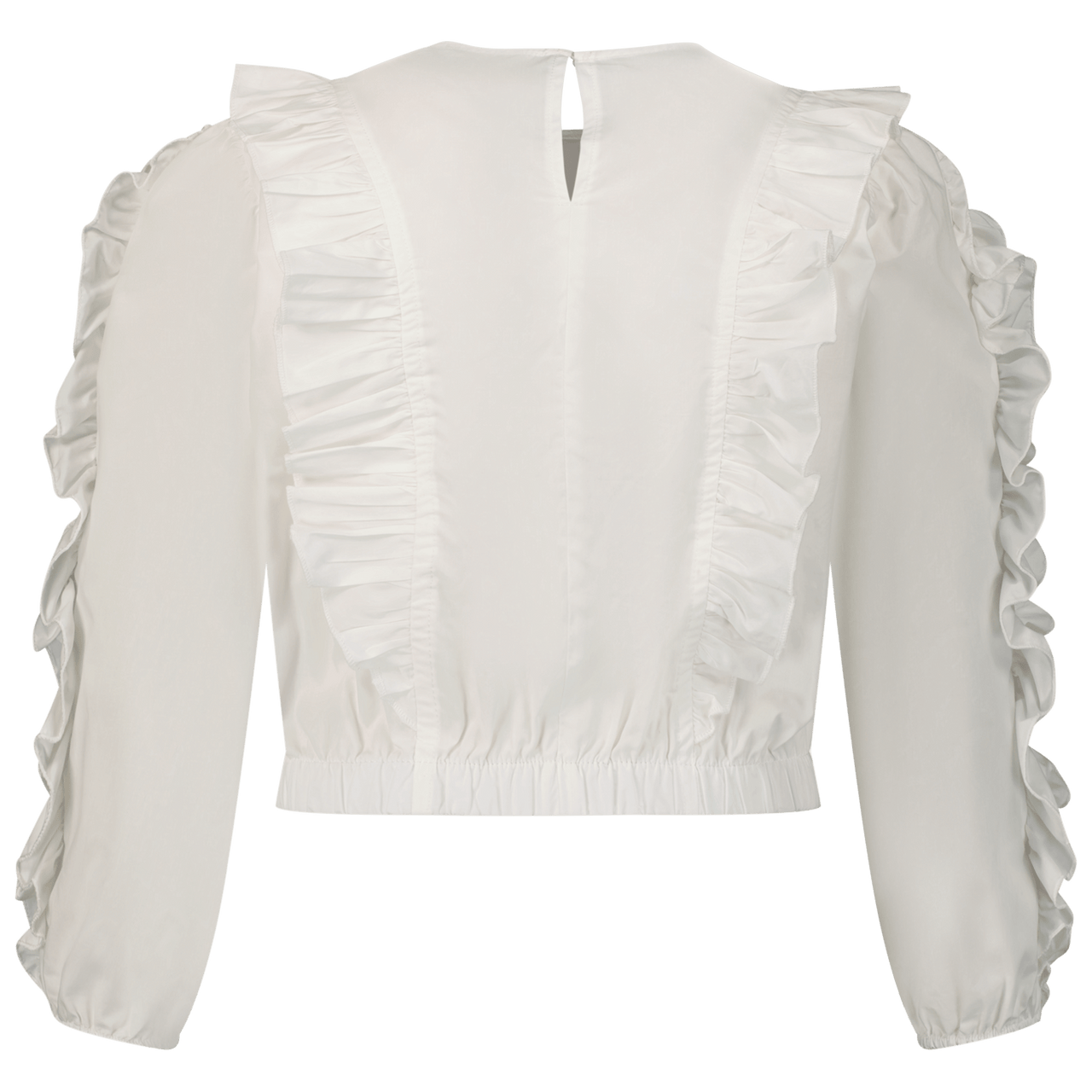 MonnaLisa Kinder Meisjes Blouse Wit