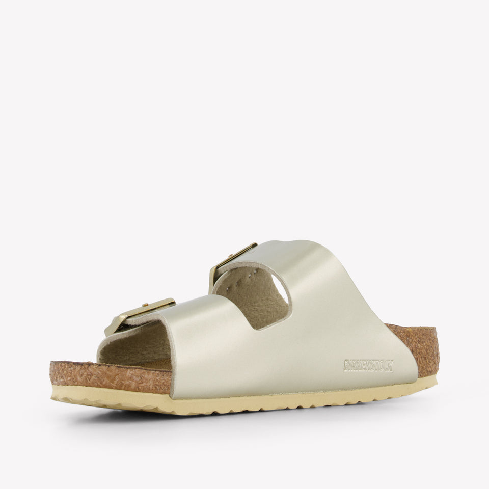Birkenstock Arizona Ragazze Pantofole dentro Oro