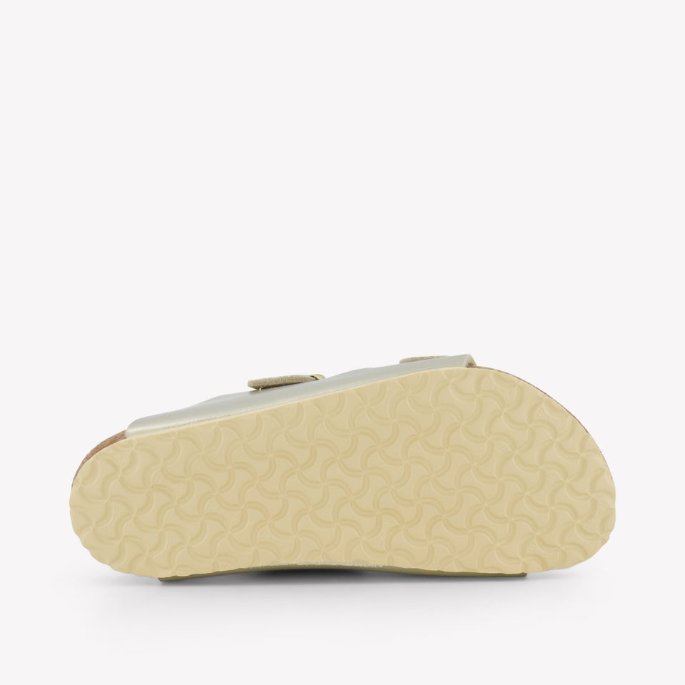 Birkenstock Arizona Ragazze Pantofole dentro Oro