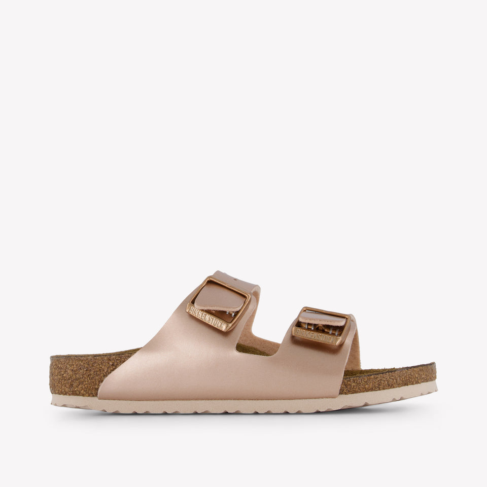 Birkenstock Arizona Filles Chaussons En Bronze
