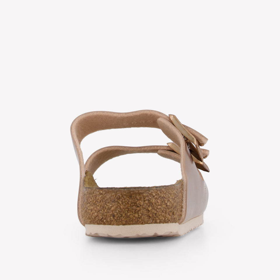 Birkenstock Arizona Filles Chaussons En Bronze