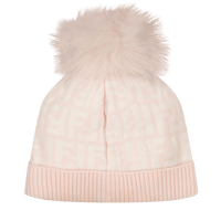 Fendi Baby Meisjes Muts Licht Roze