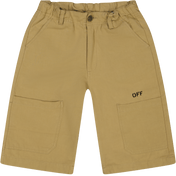 Pantalones cortos para niños de niños blancos