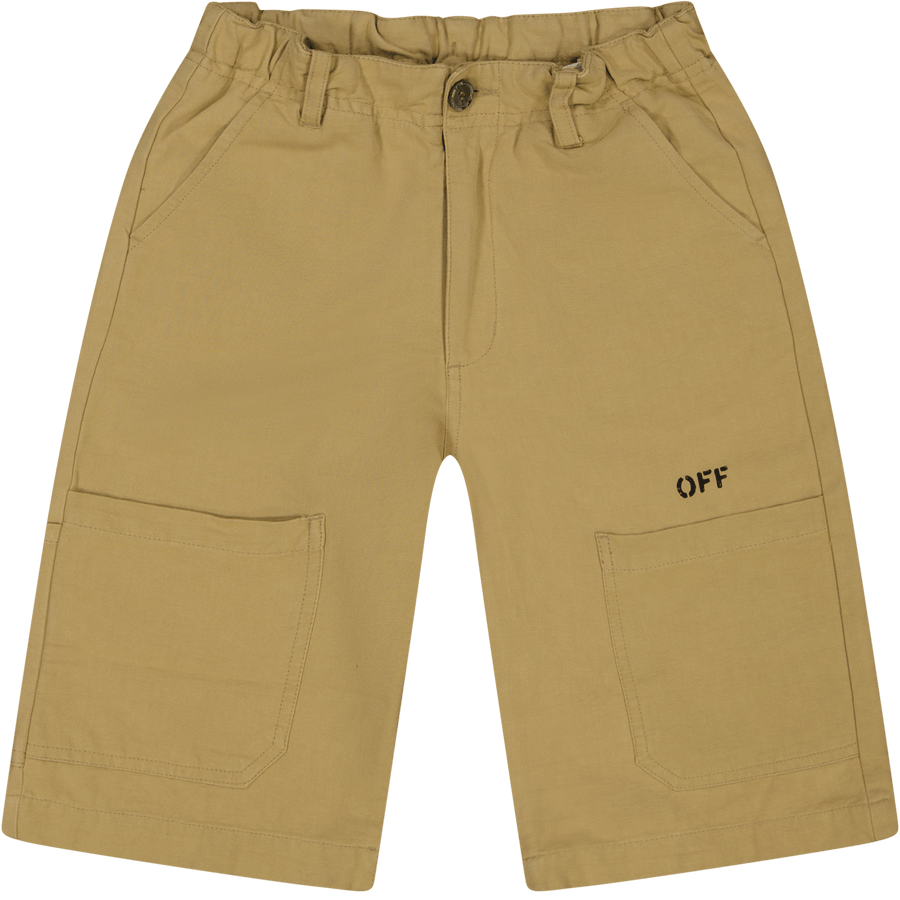 Off-White Boys Short Beige