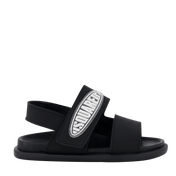 Dsquared2 druh unisex sandály černé
