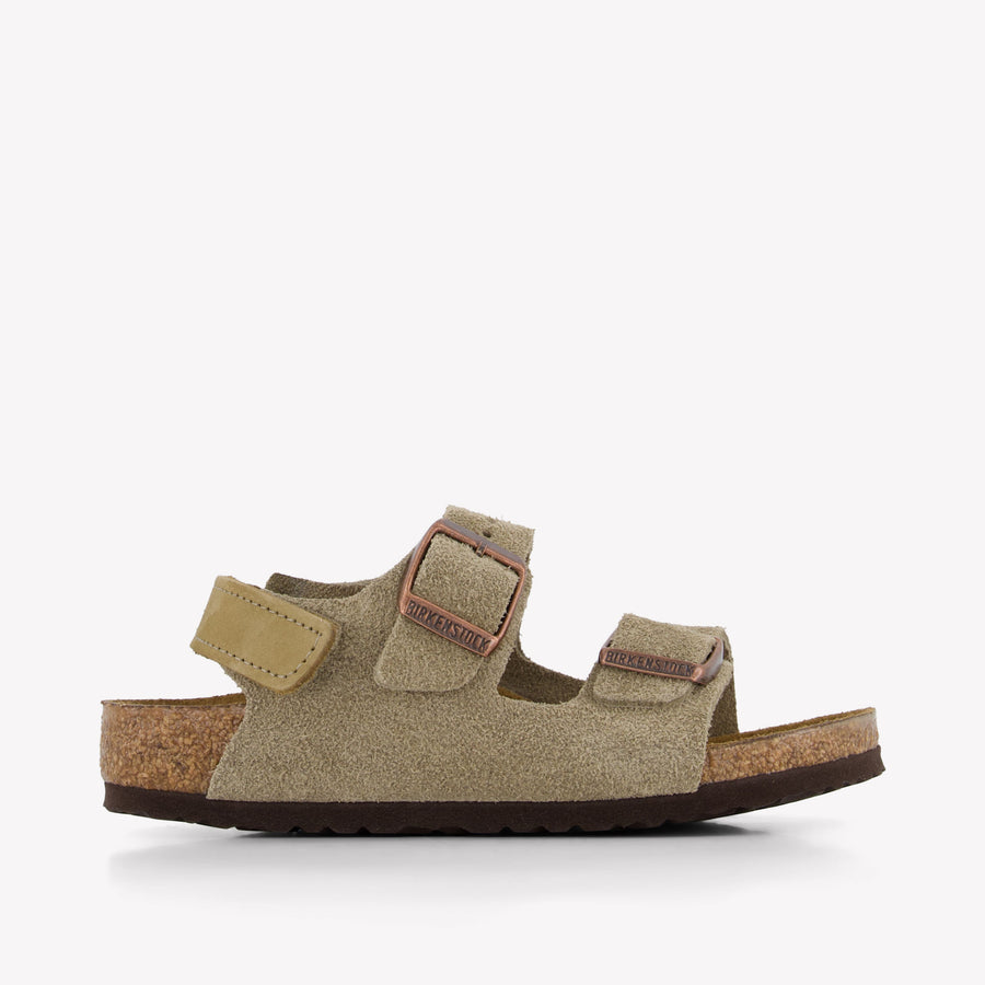 Birkenstock Milano Kinder Unisex Sandalen In Beige