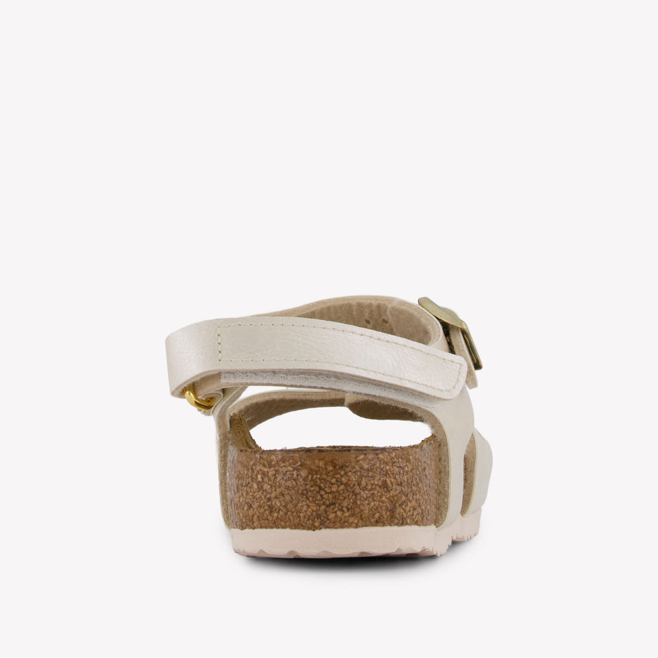 Birkenstock Rio Filles Sandales dedans Blanc