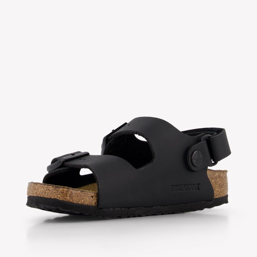 Birkenstock Mailand Jungen Sandalen In Schwarz