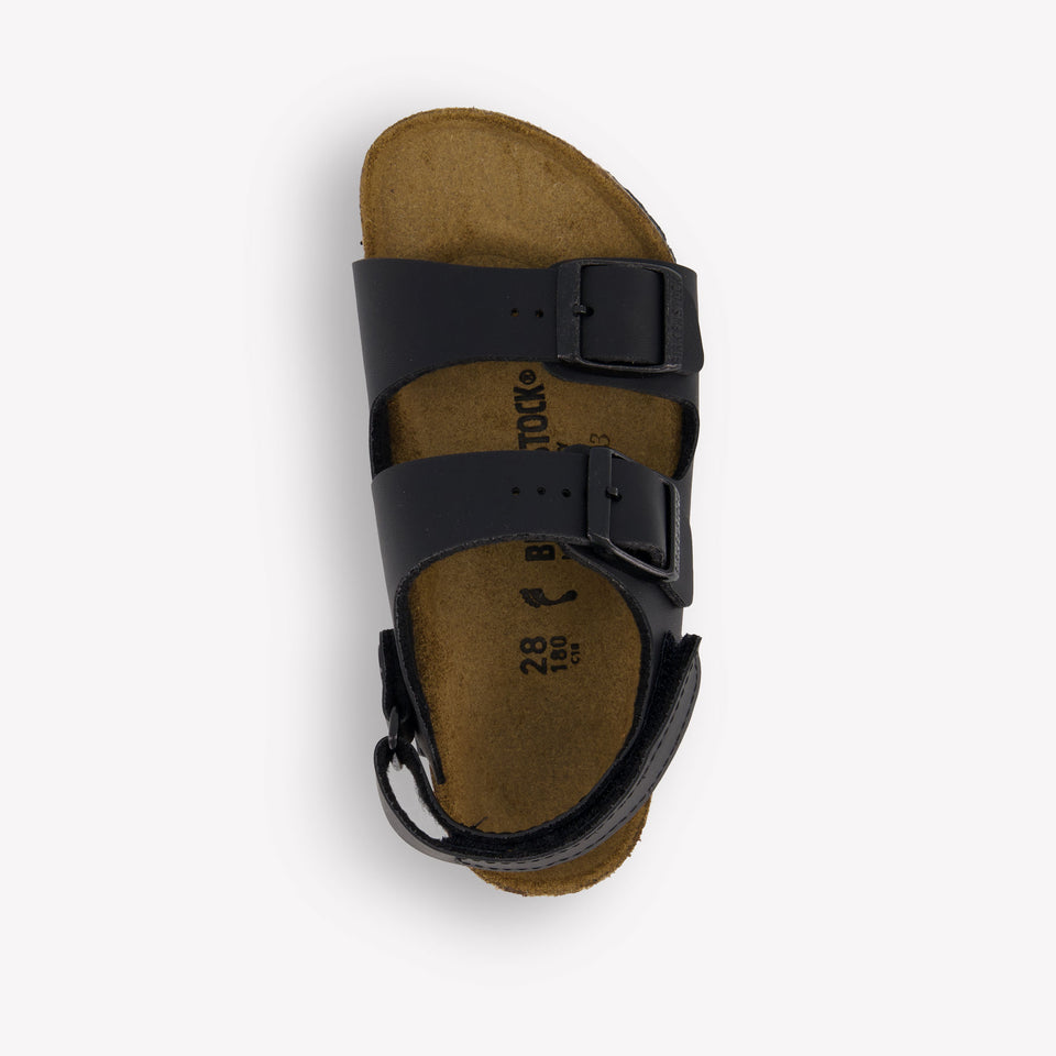Birkenstock Milan Garçons Sandales dedans Noir