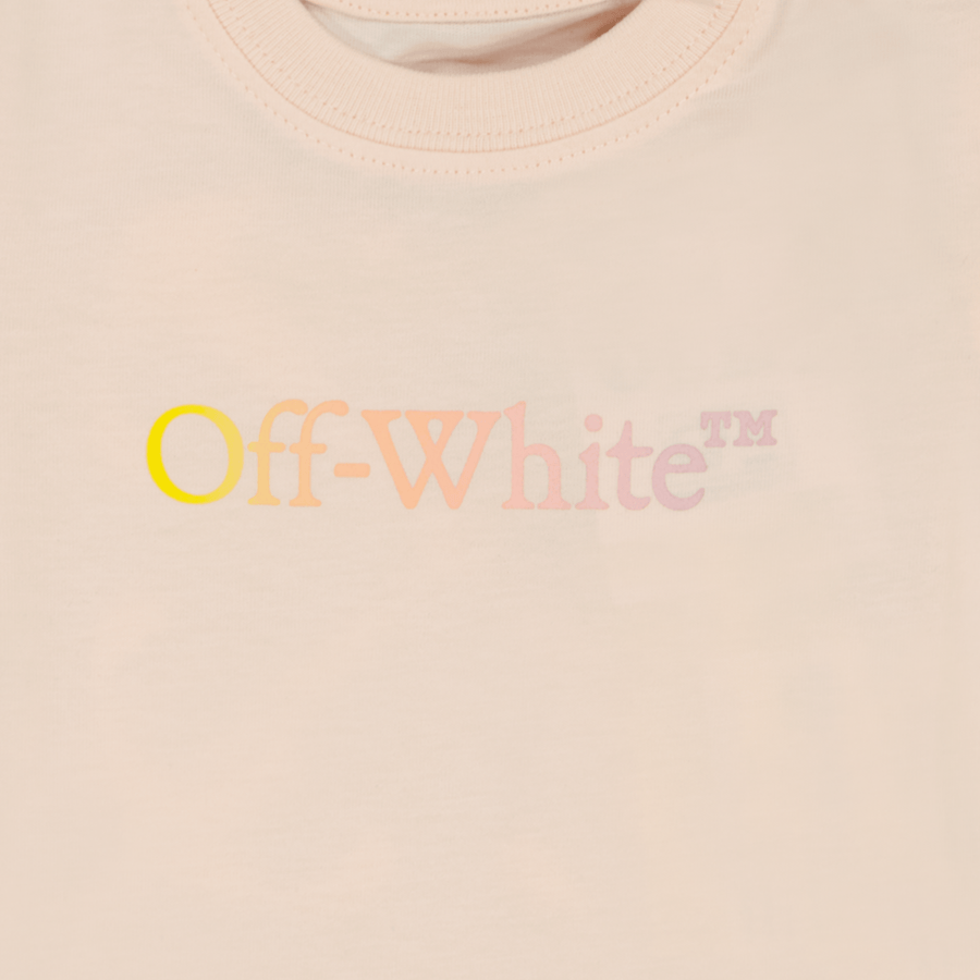 Off-White Baby Meisjes T-Shirt Roze