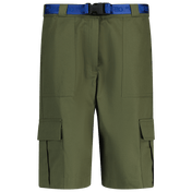 Shorts per bambini bianchi per bambini dell'esercito
