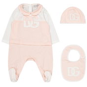 Dolce & Gabbana Bambino Ragazze Tuta in scatola Rosa Chiaro