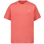 Ralph Lauren Kids Boys t-skjorte rød