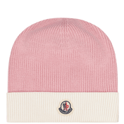 Moncler meninas de bebê chapéu claro rosa