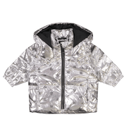 Givenchy Baby Girls Coat Silver