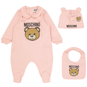 Moschino Baby Girl Boxpak rosa claro