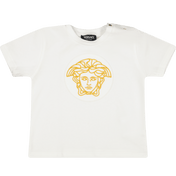 T-shirt Versace Baby Unisex Bianco