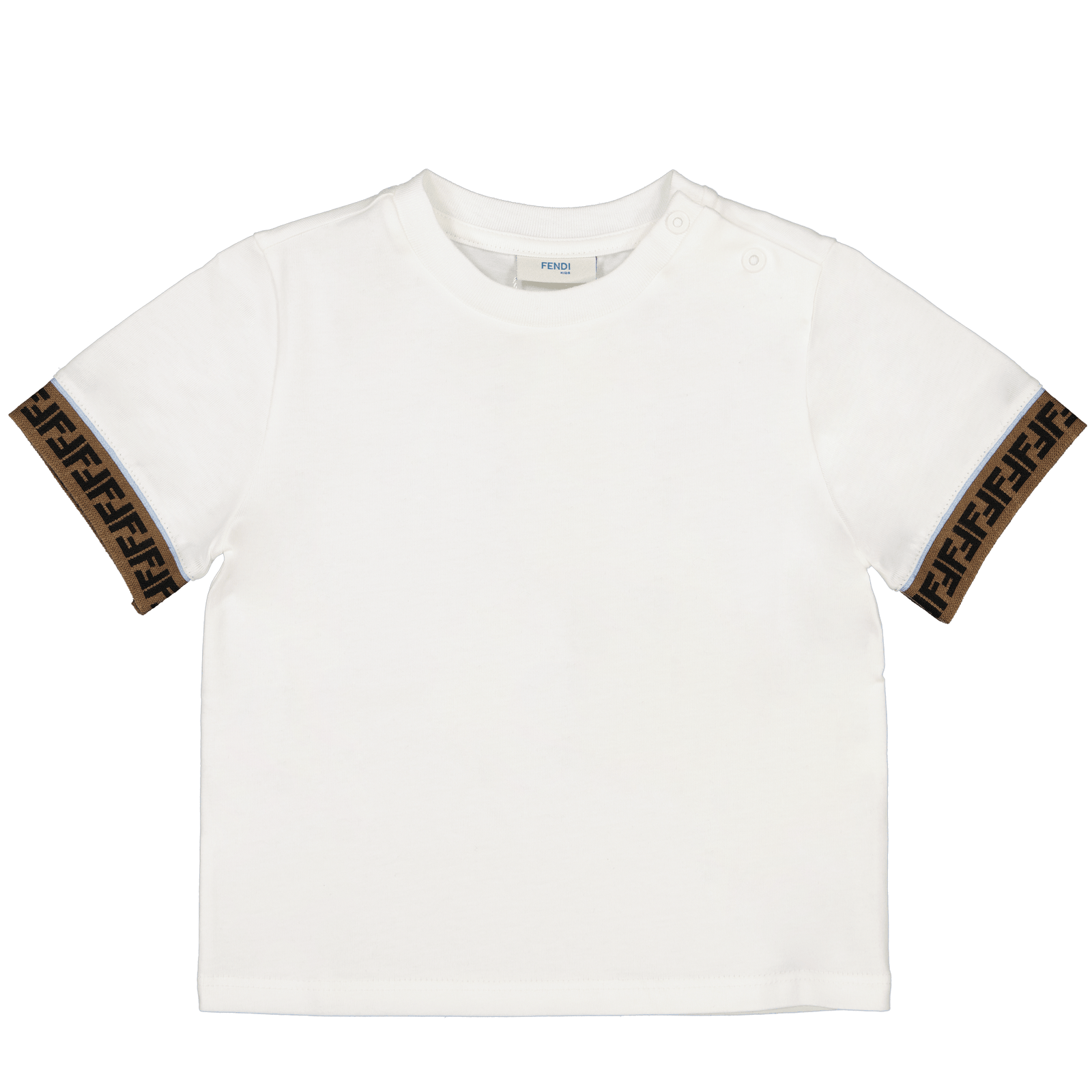 Fendi Baby Jongens T-Shirt Wit 3 mnd
