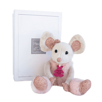 Doudou et Compagnie Baby Souris Etoile 25CM Roze ONE
