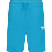 MSGM Kinder Shorts Turquoise