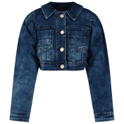 Jeans de jaqueta infantil de Monnalisa