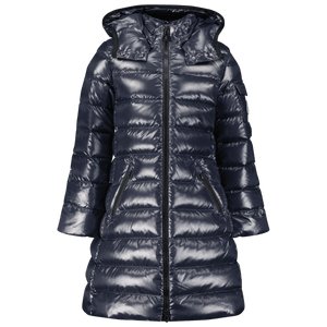 Moncler Kinder Meisjes Jas Navy 4Y