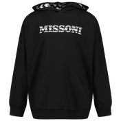 Sweter dla dziewcząt dla dzieci Missoni czarny