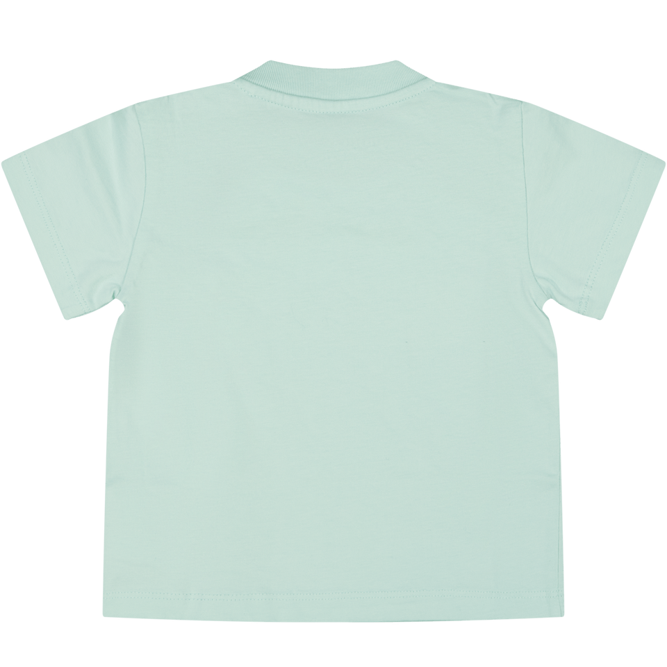 Palm Angels Baby Unisex T-Shirt Mint