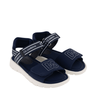 Dolce & Gabbana Kinder Unisex Sandalen Blauw 30
