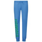 Dsquared2 dětské unisexové kalhoty modrá