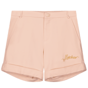 Moschino Children's Girls Shorts Light Beige