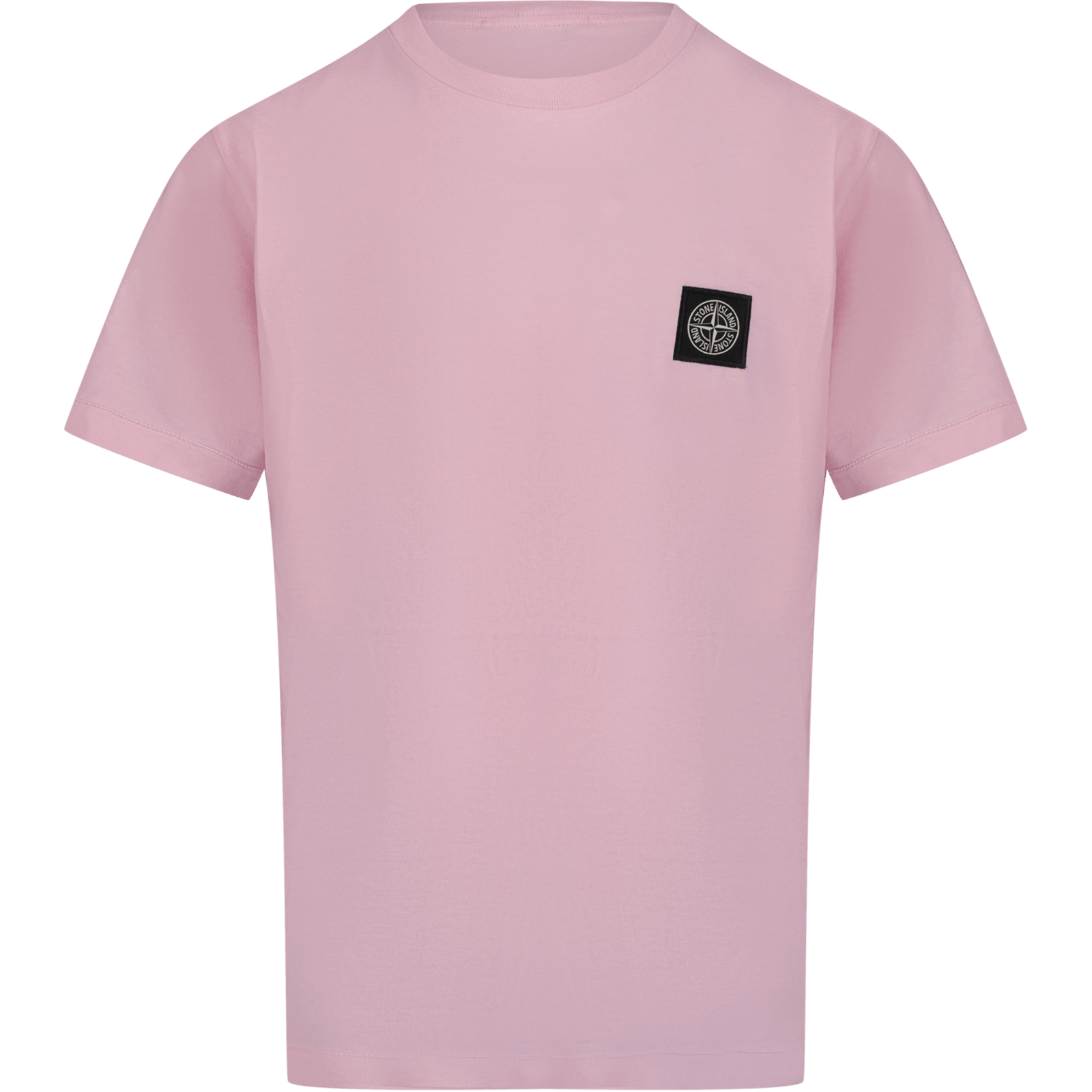Stone Island Kinder Jongens T-Shirt Licht Roze 2Y