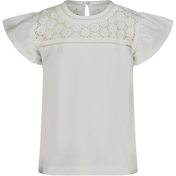 Mayoral Enfant Filles T-shirt de blanc