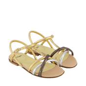 Fendi barns flickor sandaler silver